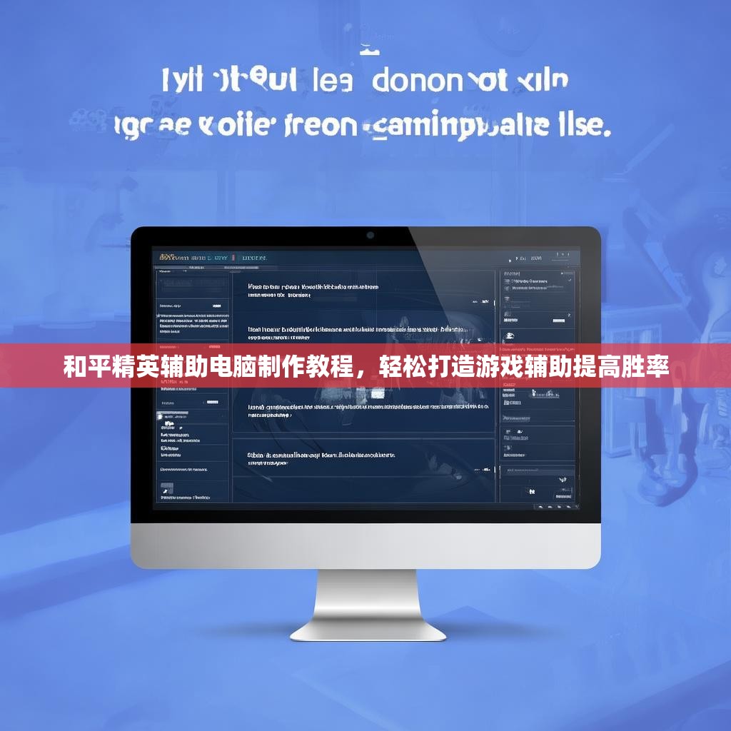 和平精英辅助电脑制作教程，轻松打造游戏辅助提高胜率