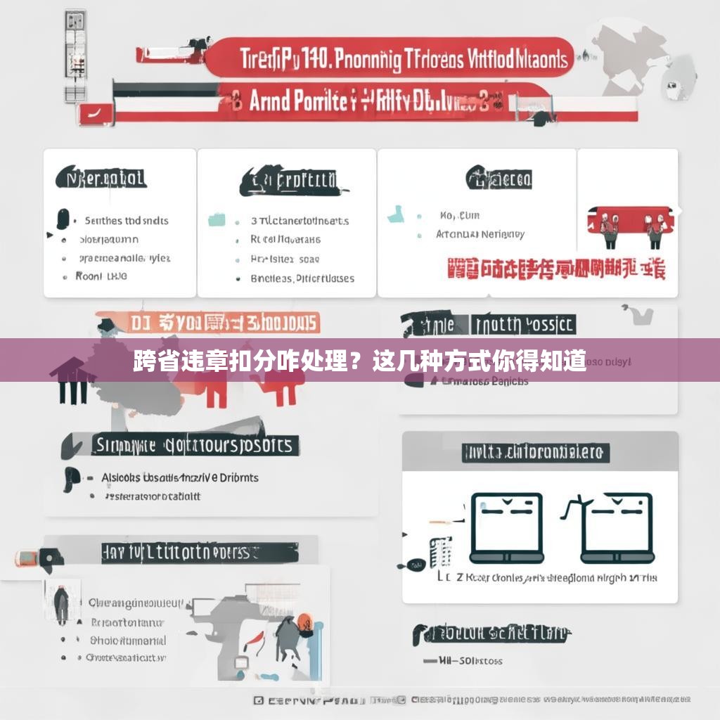 跨省违章扣分咋处理?这几种方式你得知道