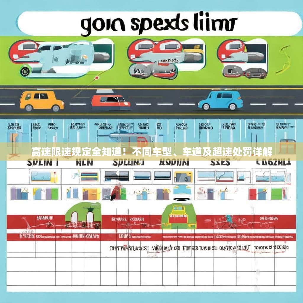 高速限速规定全知道！不同车型、车道及超速处罚详解