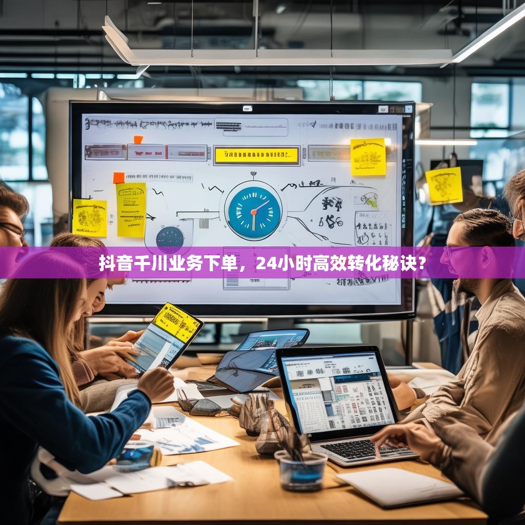 抖音千川业务下单,24小时高效转化秘诀?