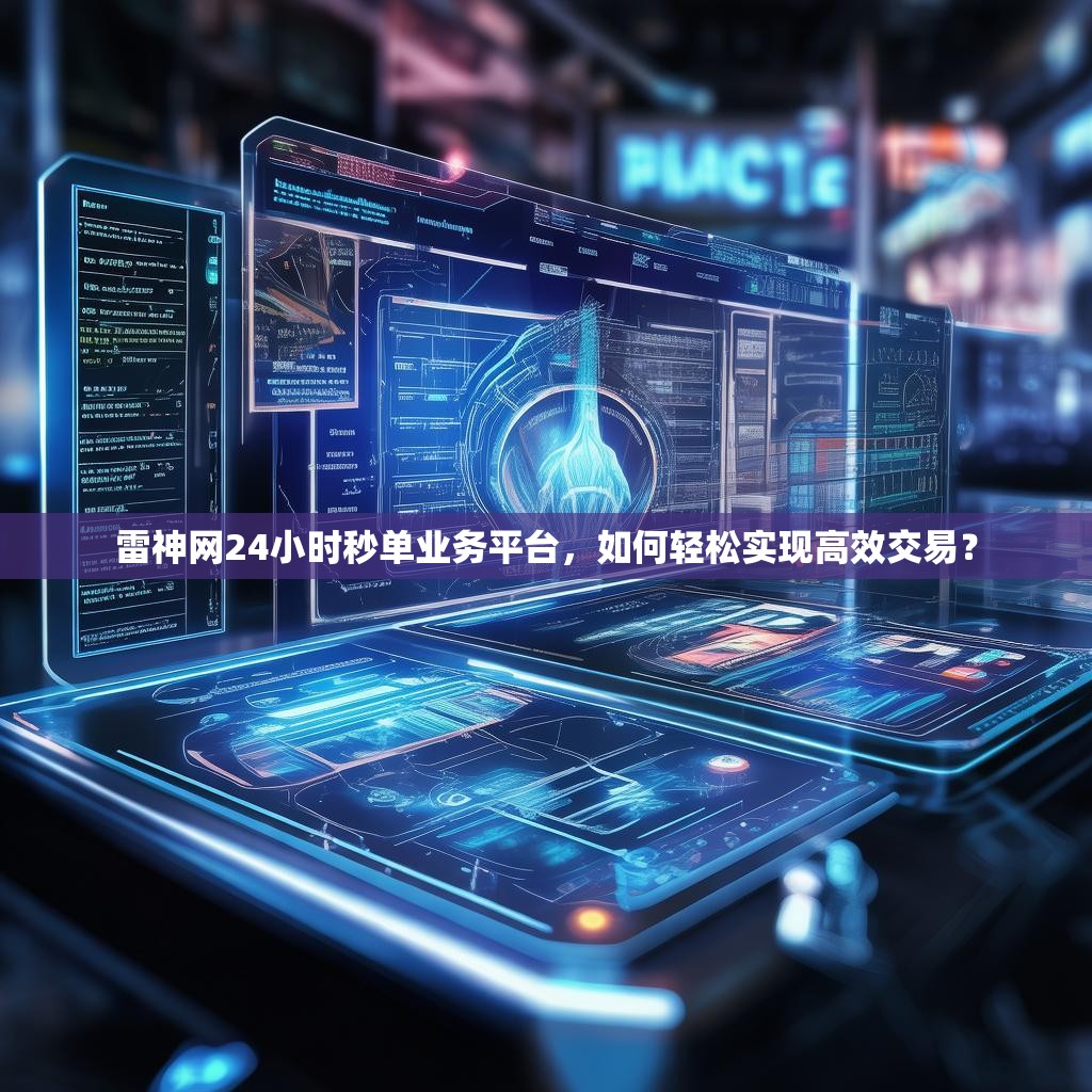 详细阅读:雷神网<strong><mark>24小时</mark></strong>秒单业务平台,如何轻松实现高效交易? 雷神网<strong><mark>24小时</mark></strong>秒单业务平台,如何轻松实现高效交易?