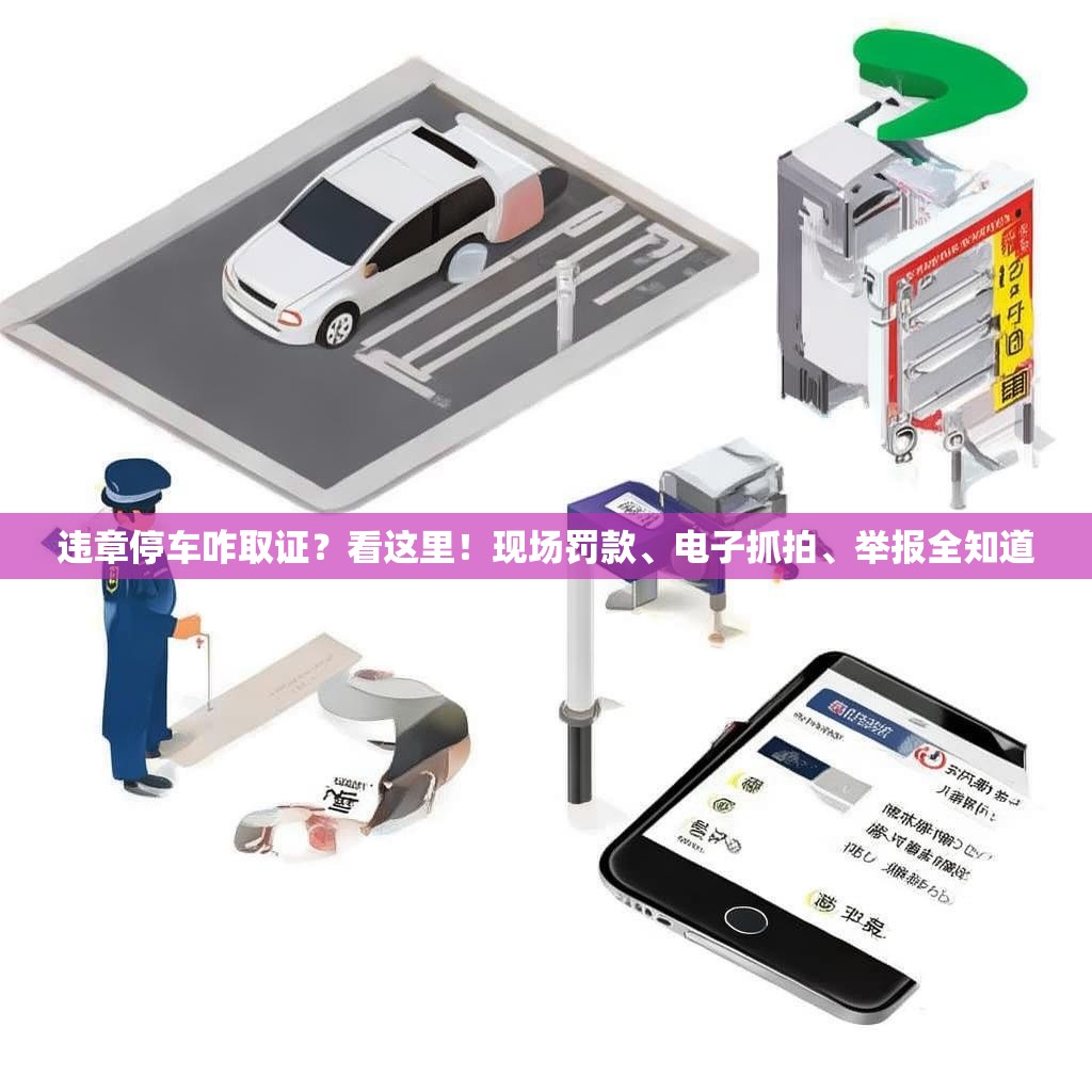 违章停车咋取证？看这里！现场罚款、电子抓拍、举报全知道