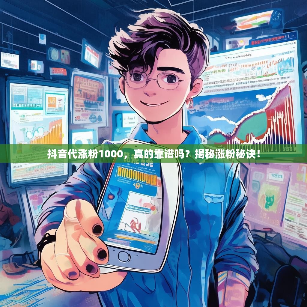 抖音代涨粉1000，真的靠谱吗？揭秘涨粉秘诀！
