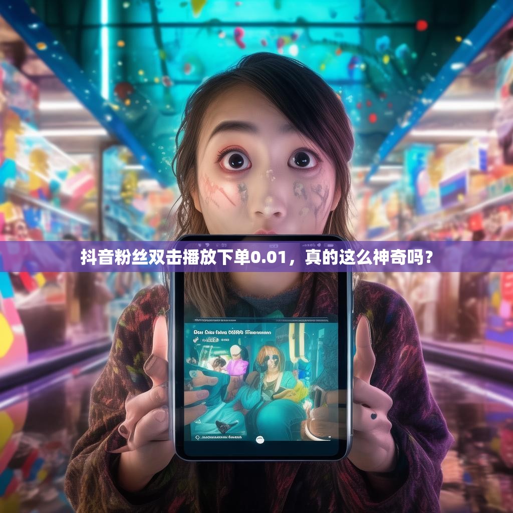 抖音粉丝双击播放下单0.01,真的这么神奇吗?