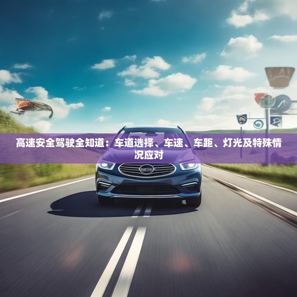 高速安全驾驶全知道：车道选择、车速、车距、灯光及特殊情况应对