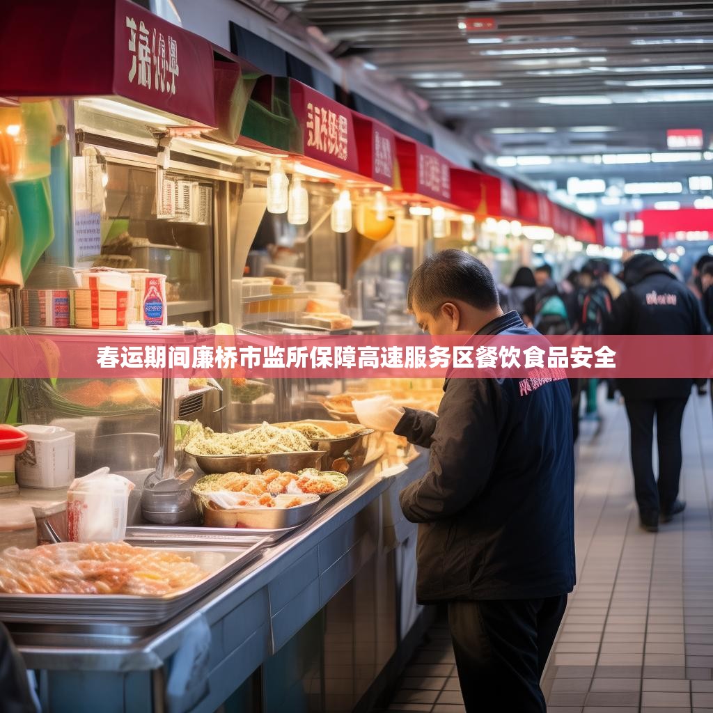 春运期间廉桥市监所保障高速服务区餐饮食品安全