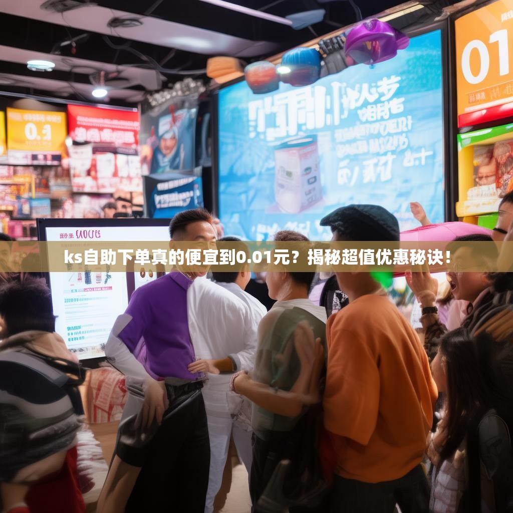 ks自助下单真的便宜到0.01元?揭秘超值优惠秘诀!