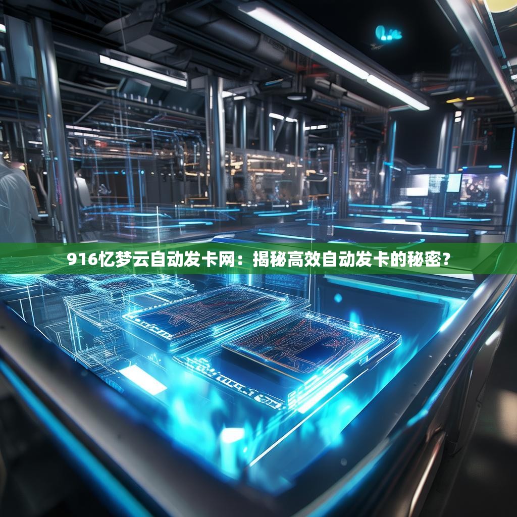 916忆梦云自动发卡网:揭秘高效自动发卡的秘密?