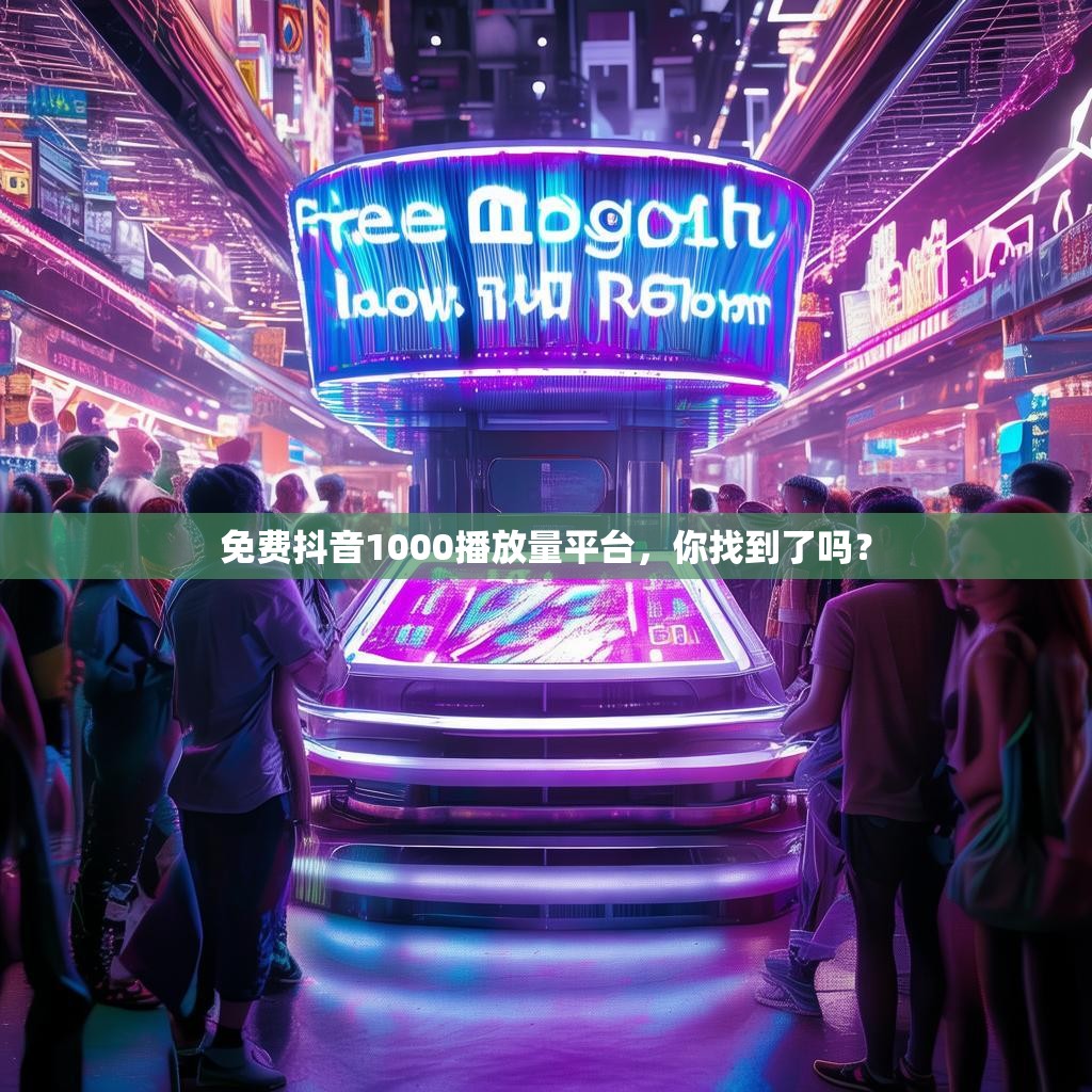 免费抖音1000播放量平台,你找到了吗?