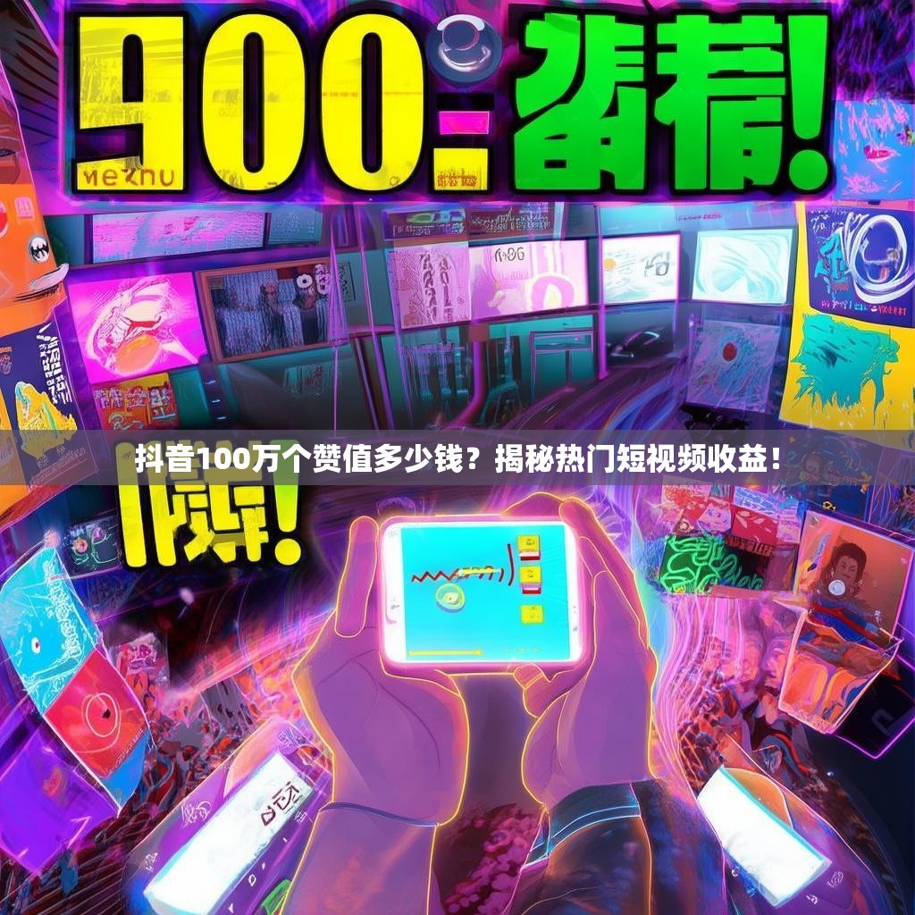 抖音100万个赞值多少钱？揭秘热门短视频收益！