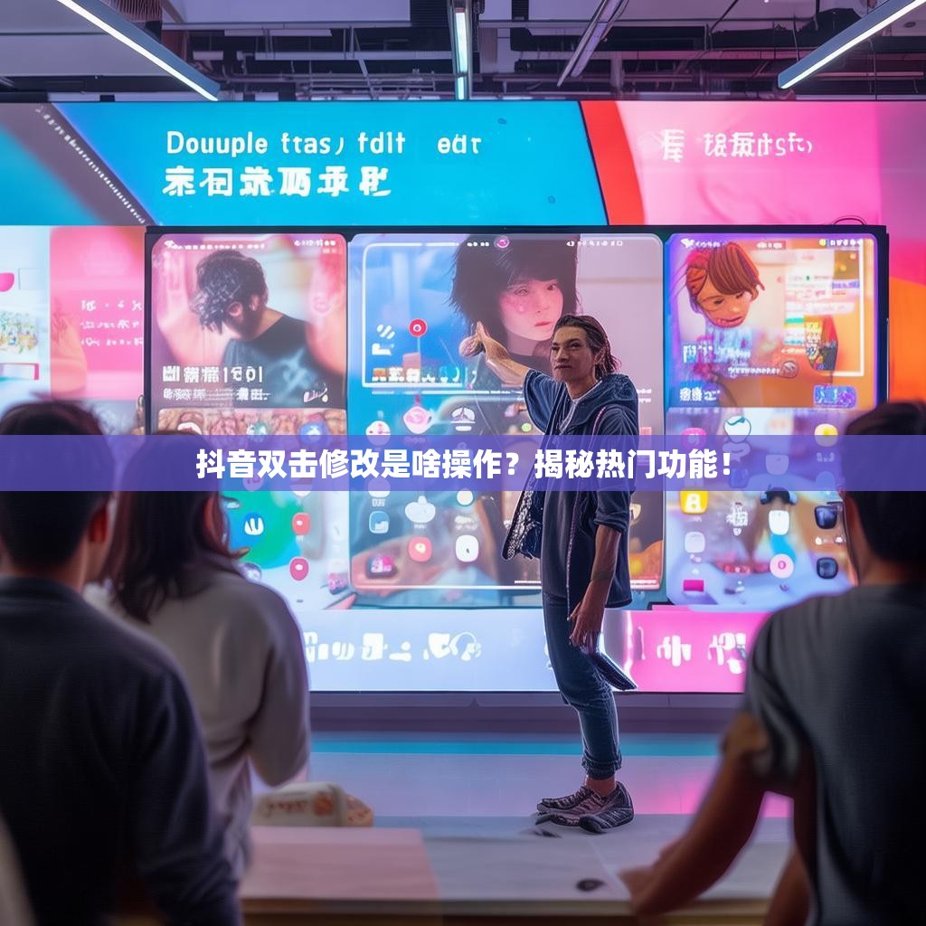 抖音双击修改是啥操作？揭秘热门功能！
