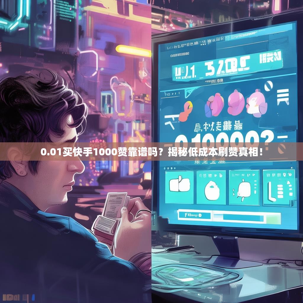 0.01买快手1000赞靠谱吗?揭秘低成本刷赞真相!