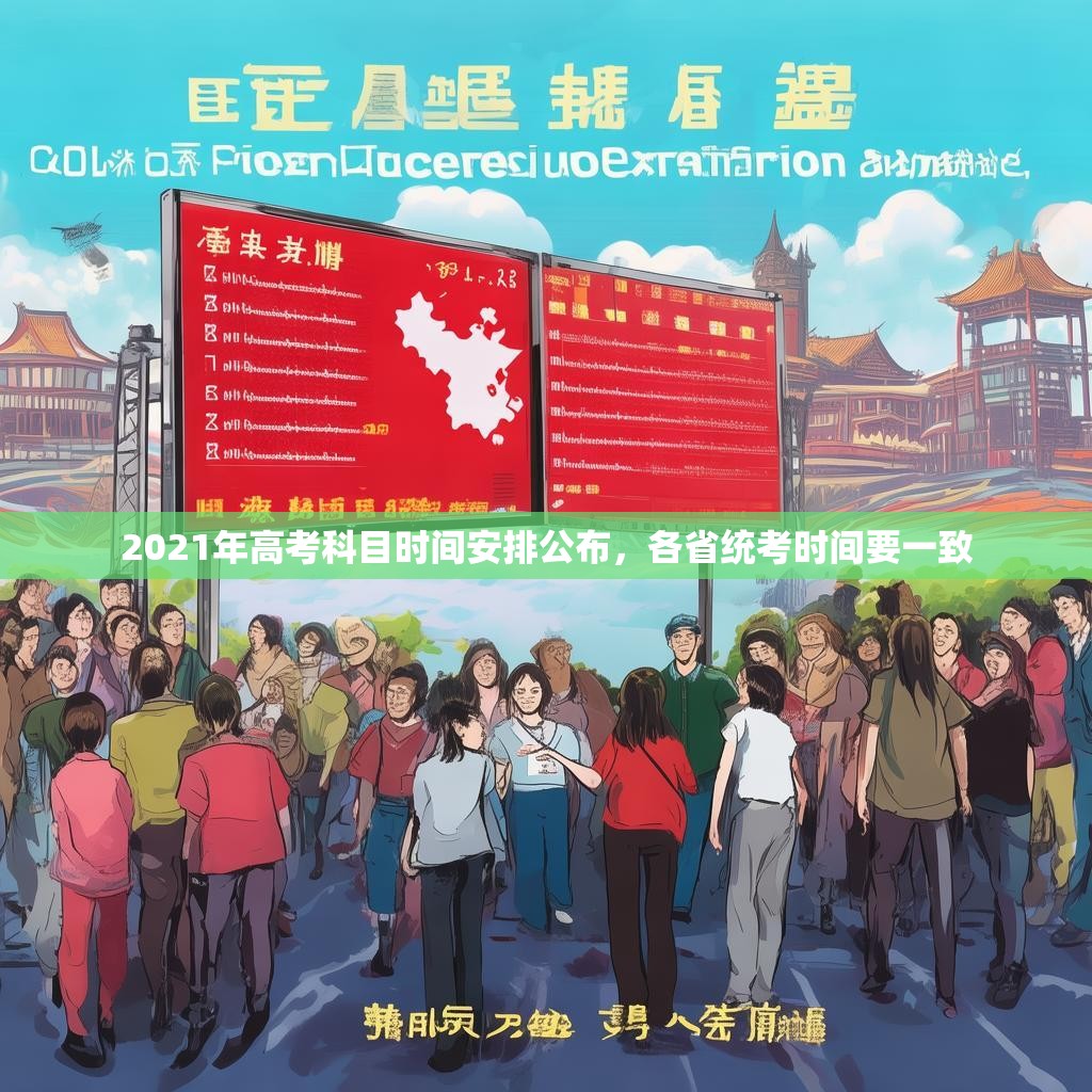 2021年高考科目时间安排公布，各省统考时间要一致