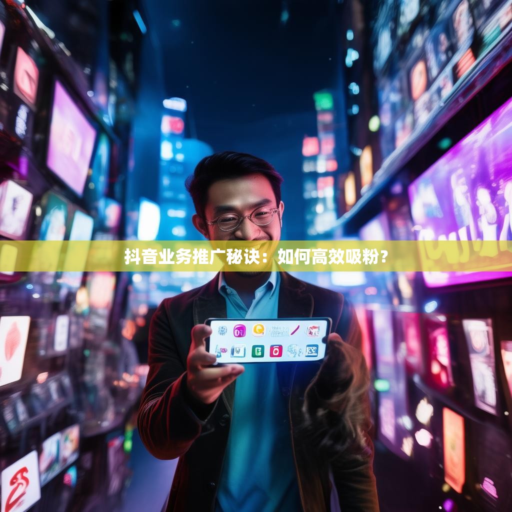 抖音业务推广秘诀：如何高效吸粉？
