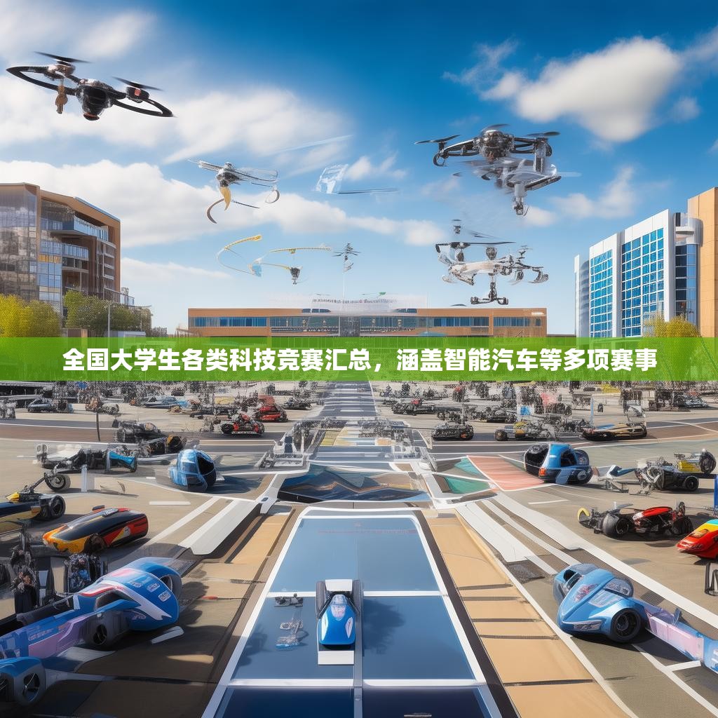 全国大学生各类科技竞赛汇总，涵盖智能汽车等多项赛事
