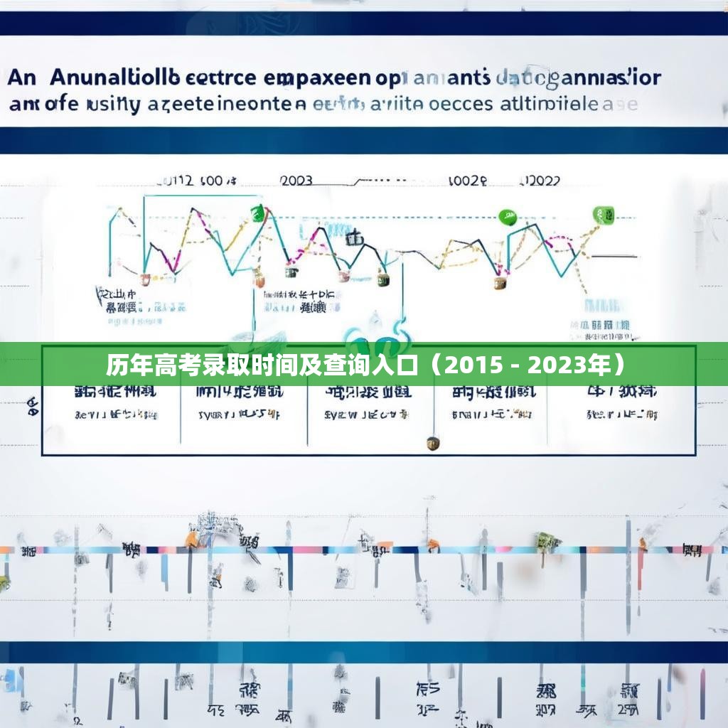 历年高考录取时间及查询入口（2015 - 2023年）