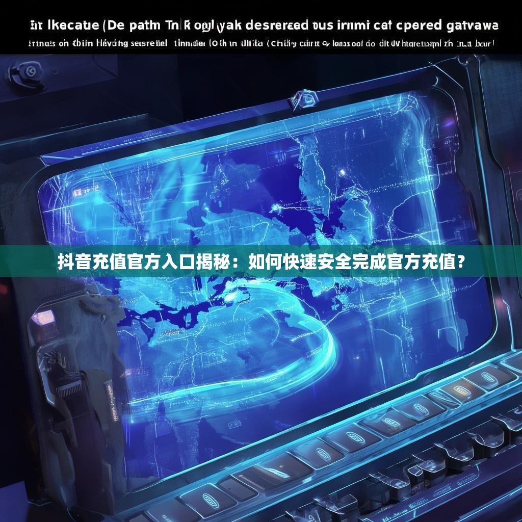 抖音充值官方入口揭秘：如何快速安全完成官方充值？