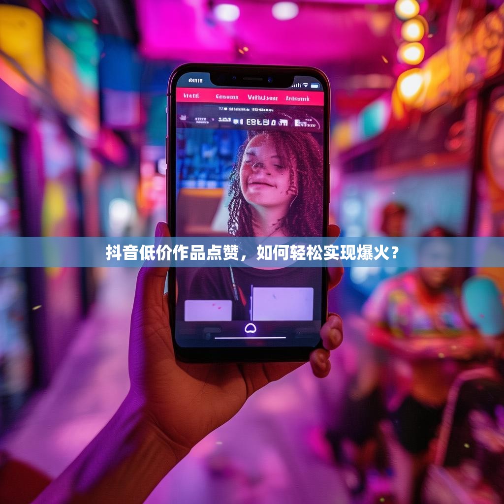 抖音低价作品点赞，如何轻松实现爆火？