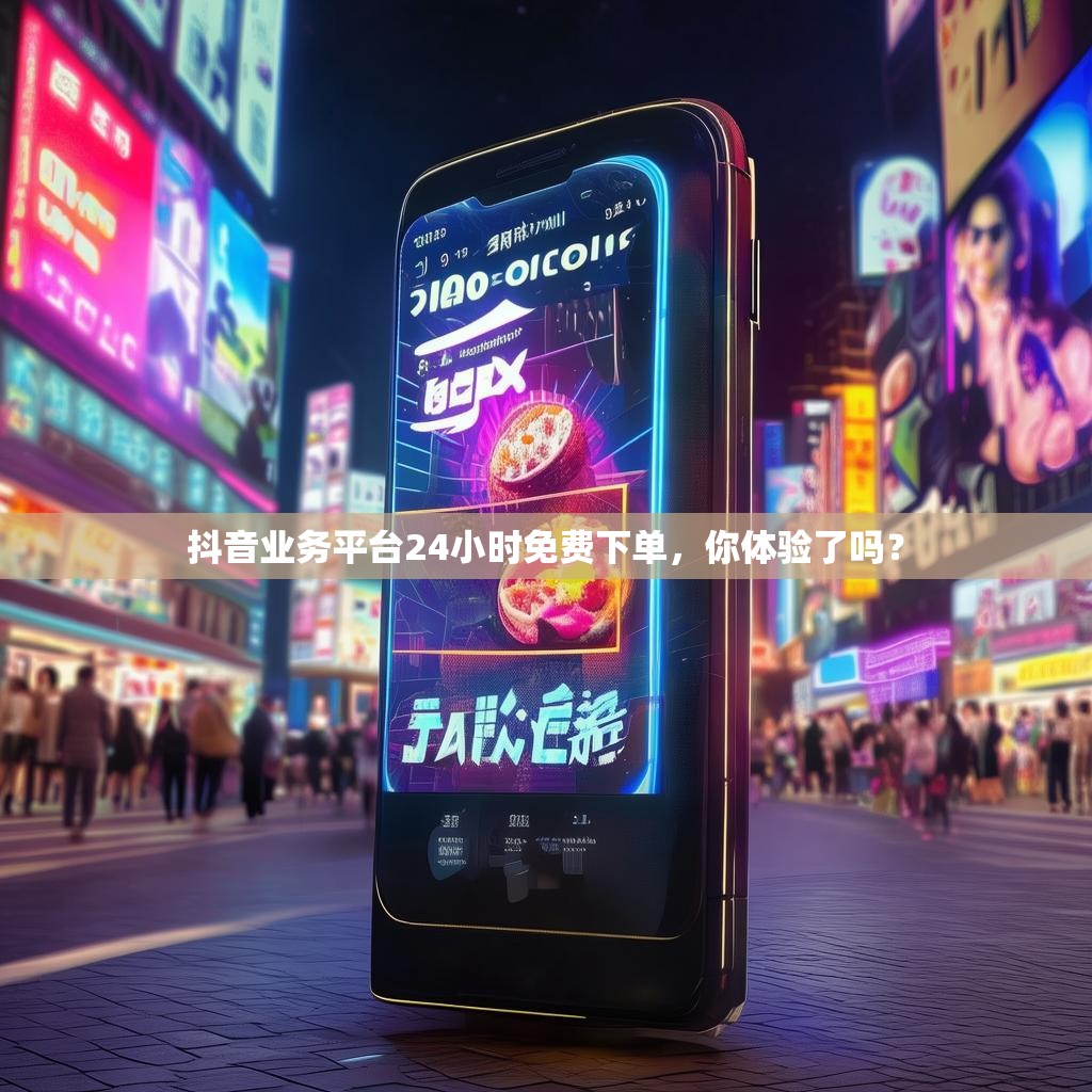 抖音业务平台24小时免费下单，你体验了吗？