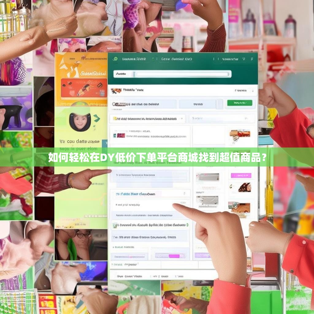 如何轻松在DY低价下单平台商城找到超值商品？