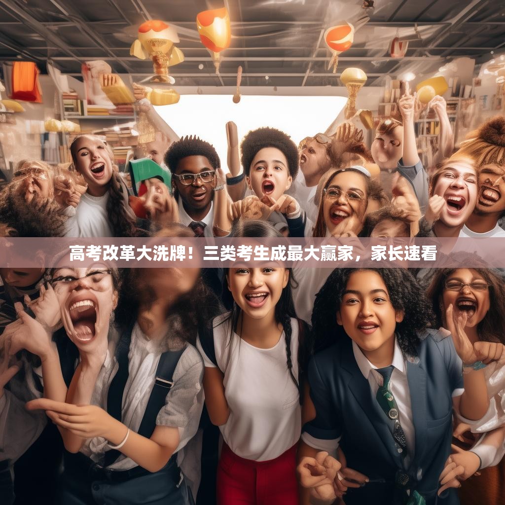 高考改革大洗牌！三类考生成最大赢家，家长速看