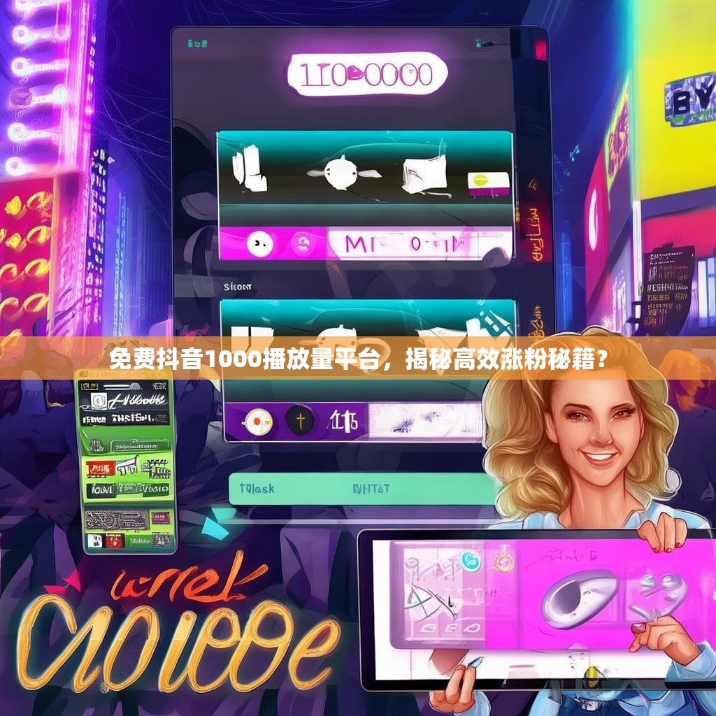 免费抖音1000播放量平台，揭秘高效涨粉秘籍？