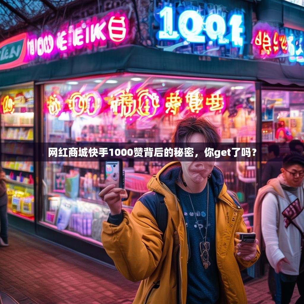 网红商城快手1000赞背后的秘密，你get了吗？