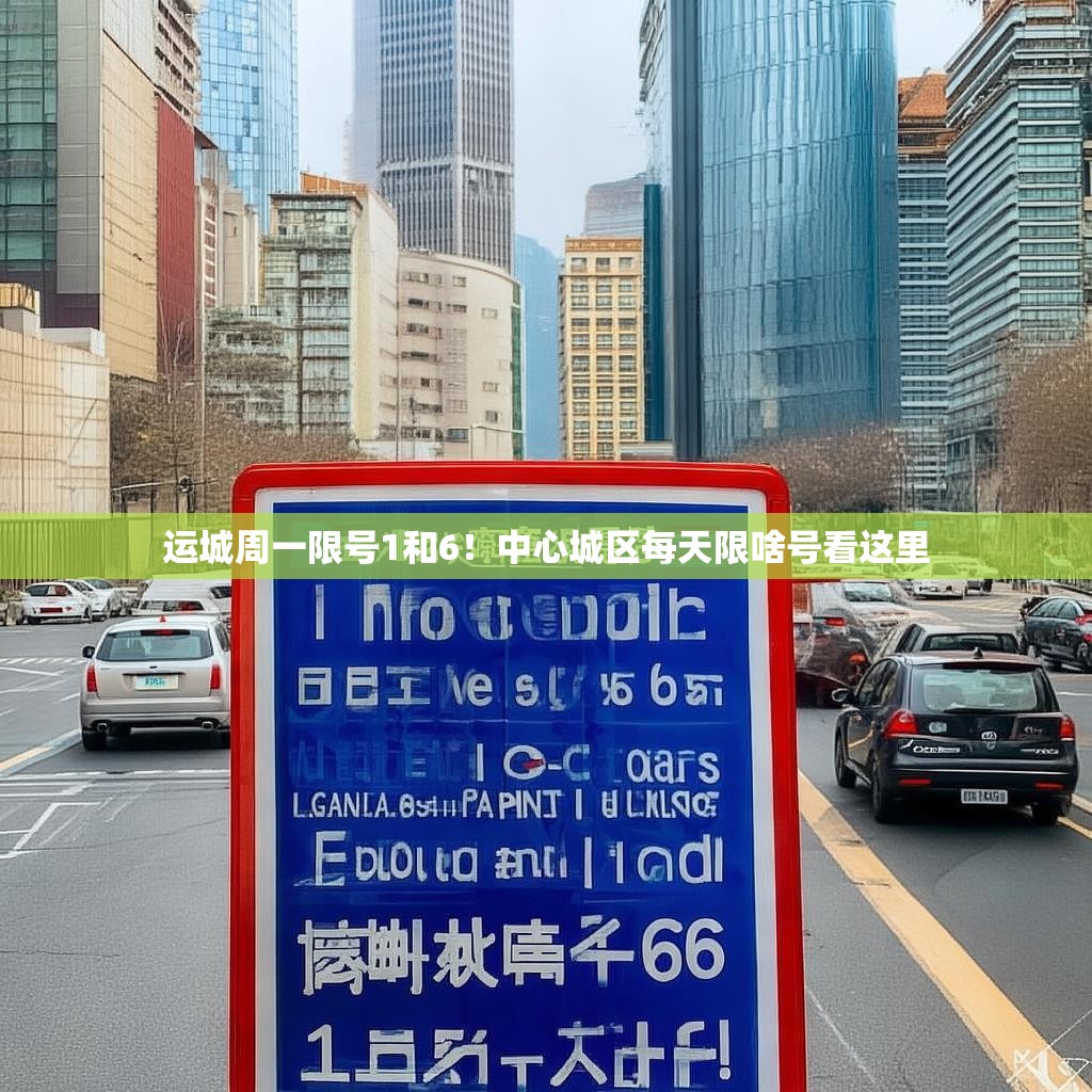 运城周一限号1和6！中心城区每天限啥号看这里