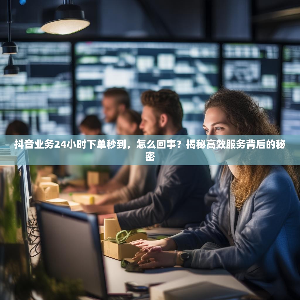抖音业务24小时下单秒到，怎么回事？揭秘高效服务背后的秘密