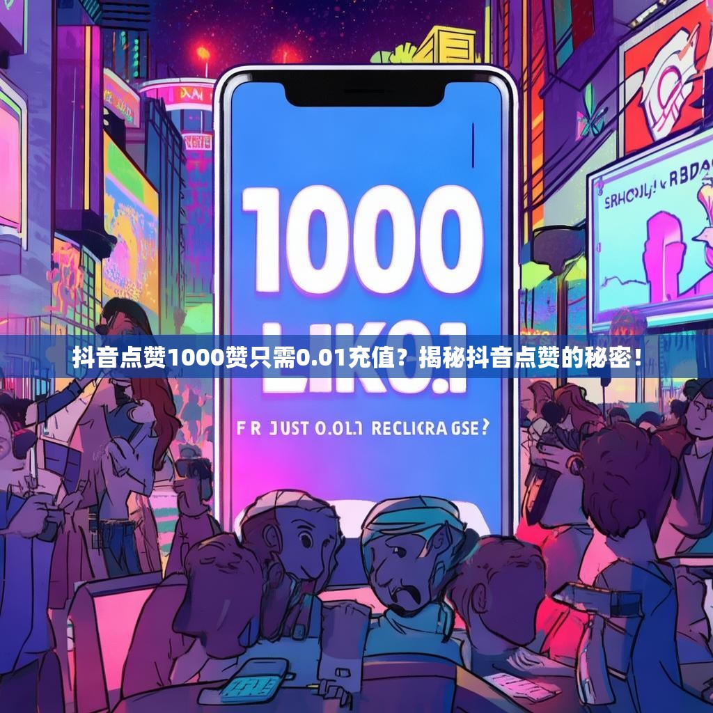 抖音点赞1000赞只需0.01充值？揭秘抖音点赞的秘密！