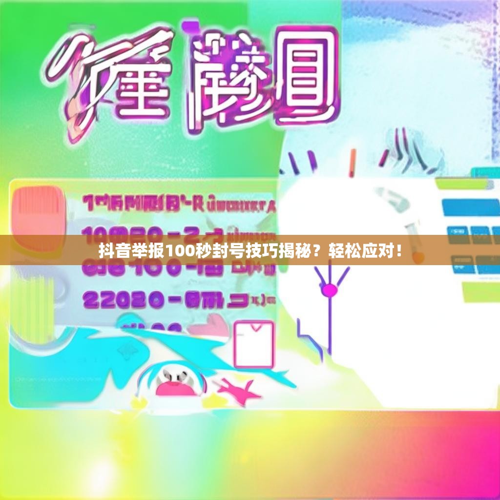 抖音举报100秒封号技巧揭秘?轻松应对!