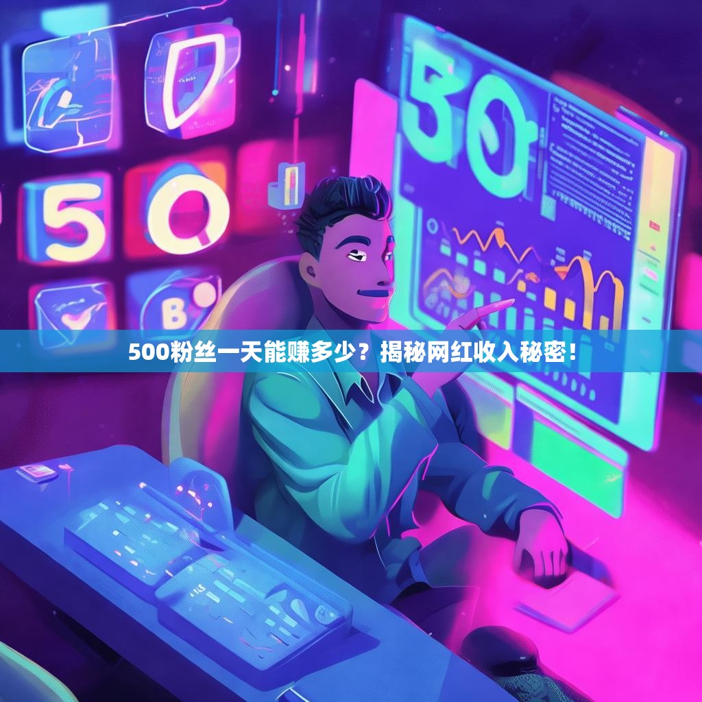 500粉丝一天能赚多少？揭秘网红收入秘密！