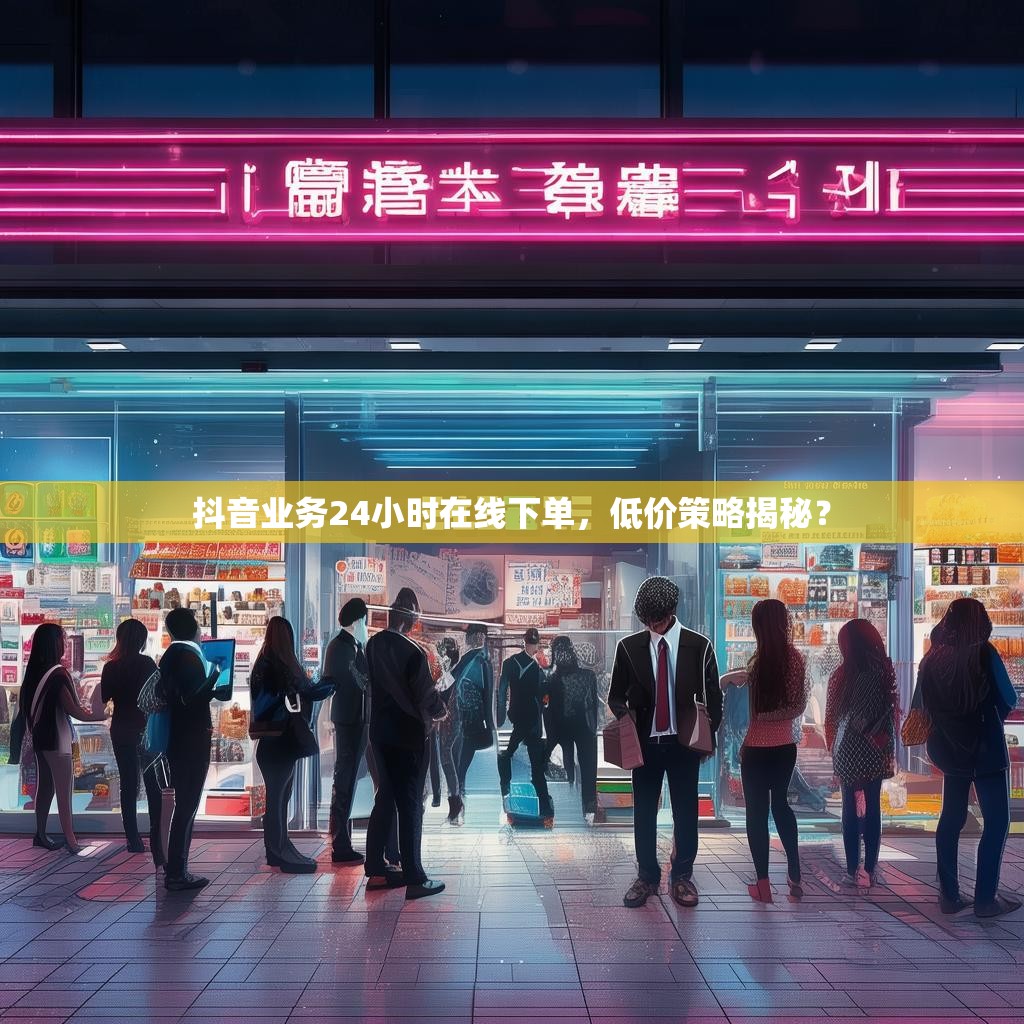 详细阅读:抖音业务24小时在线下单,低价策略揭秘? 抖音业务24小时在线下单,低价策略揭秘?
