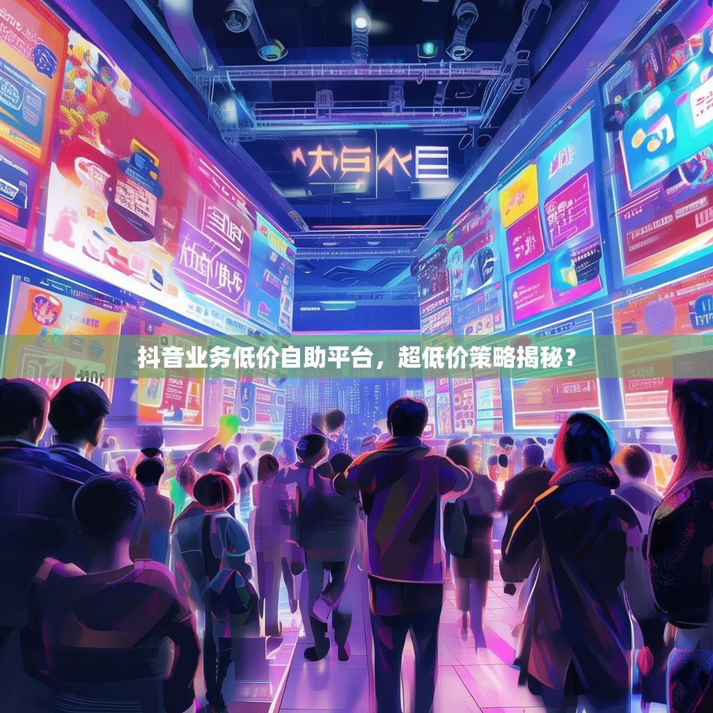 抖音业务低价自助平台,超低价策略揭秘?