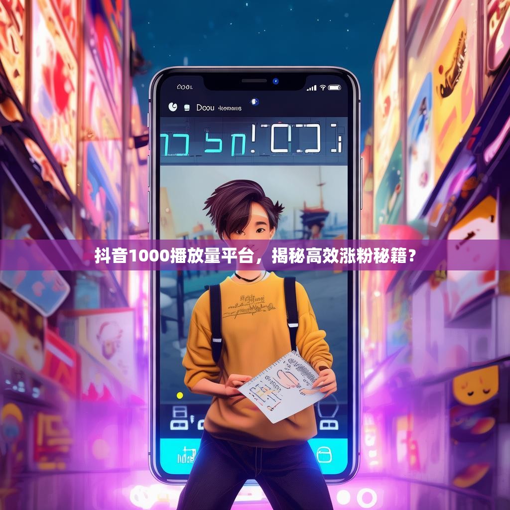 抖音1000播放量平台，揭秘高效涨粉秘籍？