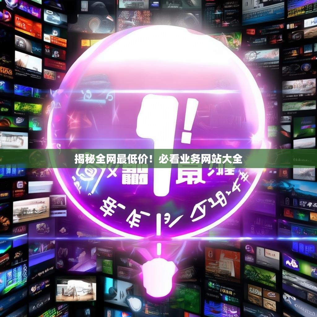 揭秘全网最低价！必看业务网站大全