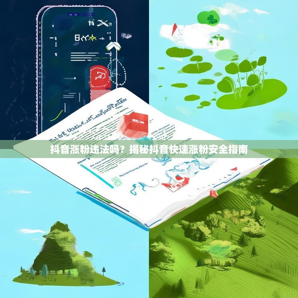 抖音涨粉违法吗？揭秘抖音快速涨粉安全指南