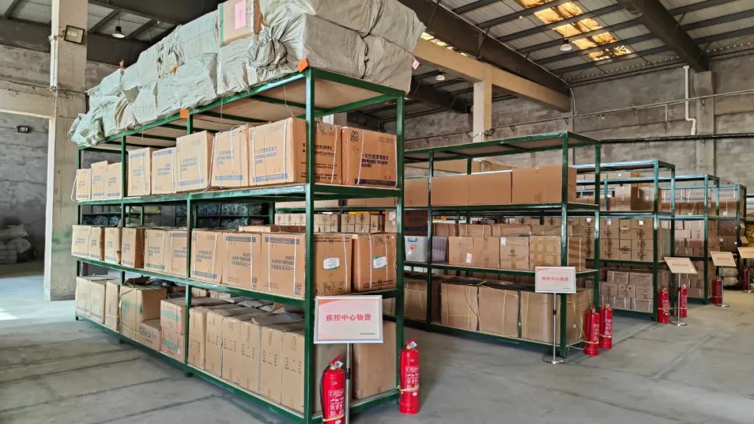 鄂托克旗强化疫情防控物资储备,保障各防控点物资需求